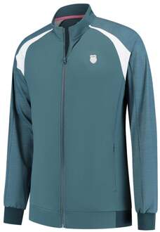 K-Swiss Hypercourt Trainingsjack Heren-Petrolblauw,Wit - XXL