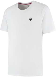 K-Swiss KS AP HYPERCOURT BASIC TEE T-shirt Heren-wit - S