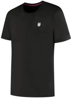 K-Swiss KS AP HYPERCOURT BASIC TEE T-shirt Heren-zwart - S,M,L,XL,XXL