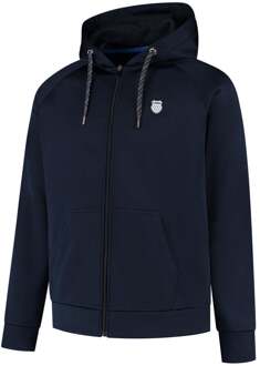 K-Swiss KS AP HYPERCOURT SWEAT CARDIGAN 2 Sportjas Heren-donkerblauw - L