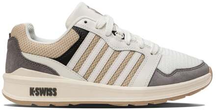 K-Swiss Rival Trainer Vrijtijdsschoen Dames-Wit,Beige - 37.5