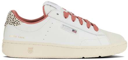 K-Swiss Slammklub CC Vrijtijdsschoen Dames-Wit - 37.5