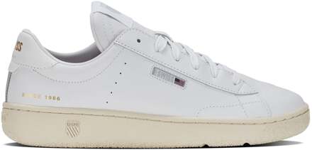 K-Swiss Slammklub CC Vrijtijdsschoen Heren-Wit - 41,41.5,42,42.5,43,44,44.5,45,46,47,49