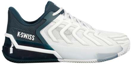 K-Swiss Ultrashot 4 Tennisschoenen Heren-Wit,Petrolblauw - 42