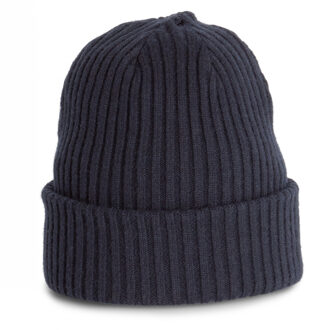 K-up Heren/Dames gebreide Zeemans Wintermuts navy blauw One size