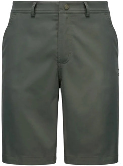 K-WAY Cargo Twill Groen Zwartachtige Shorts voor Heren K-Way , Green , Heren - Xl,L