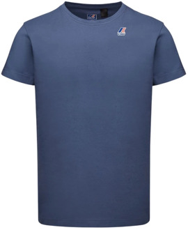 K-WAY De Echte Edouard Unisex T-Shirt K-Way , Blue , Unisex - Xl,M,S