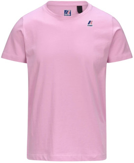 K-WAY De Echte Edouard Unisex T-Shirt K-Way , Pink , Unisex - S