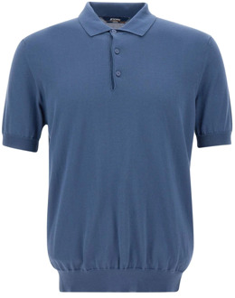 K-WAY Heren Polo Shirt Collectie K-Way , Blue , Heren - Xl,L,M,S