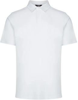 K-WAY Klassieke Polo Shirt K-Way , White , Heren - Xl,L,M