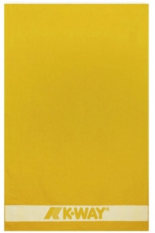 K-WAY Luxe Katoenen Handdoek K-Way , Yellow , Unisex - ONE Size