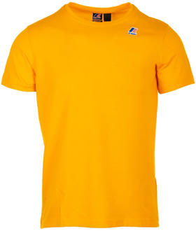 K-WAY Oranje T-shirts en Polos Edouard K-Way , Orange , Heren - M,S