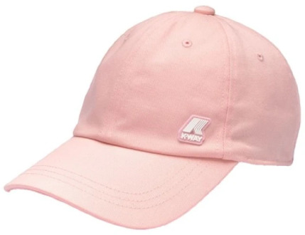 K-WAY Pink Powder Baseball Cap Lente-Zomer 2024 Collectie K-Way , Pink , Unisex - 57 CM