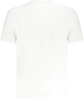 K-WAY Pocket T-shirt Korte Mouwen Ronde Hals Wit