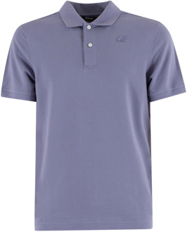 K-WAY Polo Shirts K-Way , Purple , Heren - 2Xl,Xl,L,M