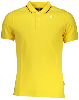 K-WAY Polo Shirts K-Way , Yellow , Heren - Xl,L,M