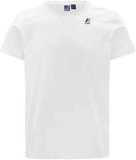 K-WAY Polo T-shirt K-Way , White , Heren - 2Xl,M,3Xl