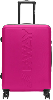 K-WAY Stijlvolle Bagage en Trolley K-Way , Pink , Unisex - ONE Size