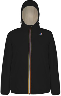 K-WAY Stijlvolle Jas Claude Beer Ontwerp K-Way , Black , Heren - L,M