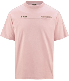 K-WAY T-Shirts K-Way , Pink , Heren - Xl,L,M,S