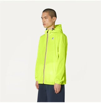 K-WAY Tijdloze 3.0 Claude Jas,Waterdichte Windbreaker Jas - Claude 3.0 K-Way , Yellow,Green , Unisex - 2Xl,Xl,L,M,S,Xs,3Xl,2Xs