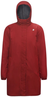 K-WAY Warm Ripstop Parka Jas K-Way , Red , Dames - 2XL