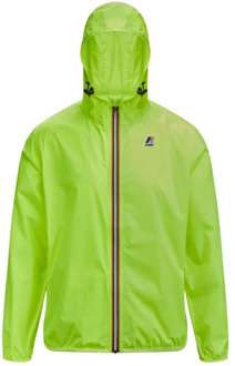 K-WAY Waterdichte Windbreaker Jas - Claude 3.0 K-Way , Groen , Unisex - 2Xl,M,S,Xs,3Xl,2Xs