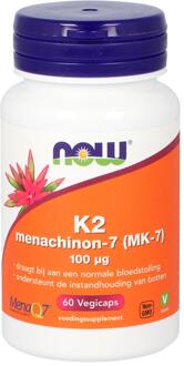 K2 Menachinon-7 (MK-7) 100 µg - NOW Foods