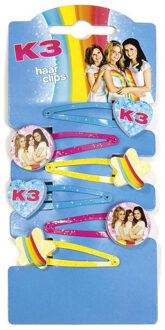 K3 haarclips 6 stuks