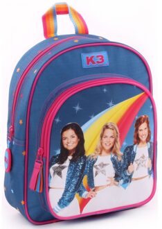 K3 La La Loi Rugzak Unisex - Blauw - met groot voorvak