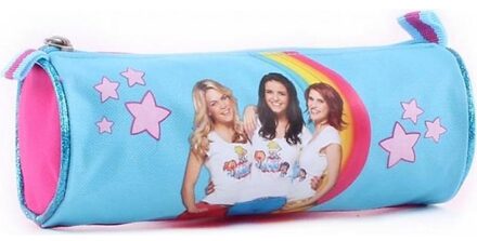 K3 pennenetui 20 cm roze/lichtblauw
