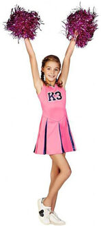 K3 Verkleedjurk Cheerleader Roze Maat 134