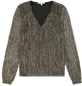 k50011 ladies t-shirt ls - maat M Zwart