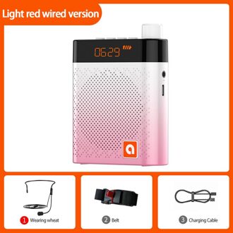 K6 Bluetooth Fm Radio Luidspreker Microfoon Voice Versterker Booster Megafoon Luidspreker Voor Teaching Tour Guide Sales Pro 03