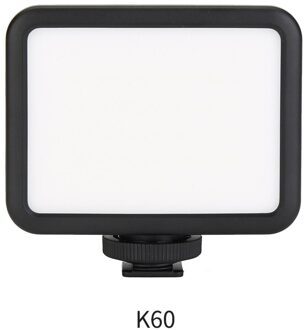 K60 5500K 6W Led Video Light Mini Vul Licht Oplaadbare Fotografische Verlichting Voor Live Vlog Blogger Smartphone Dslr 2000Mah KIT 1
