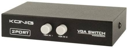 KÃ¶nig 2-Port VGA Switch Black