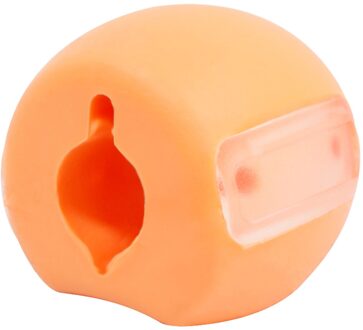 Kaak Exerciser Food-Grade Silicagel Chew Ball Spier Training Fitness Bal Hals Gezicht Toning Jawrsize Kaak Spier Training Oranje