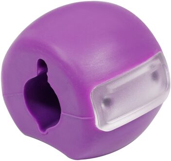 Kaak Exerciser Food-Grade Silicagel Chew Ball Spier Training Fitness Bal Hals Gezicht Toning Jawrsize Kaak Spier Training Paars