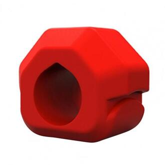 Kaaklijn Exerciser Flexibele Jaw Spier Sporten Siliconen Kaaklijn Shaper Mond Chew Bite Voor Body Training Fitness Apparatuur Rood