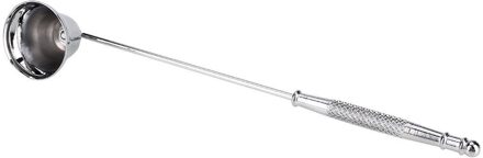 Kaars Brandblusser Handig Roestvrij Staal Bell Vorm Kaars Cover Gebruik Voor Bowl Cup Geurkaars zilver