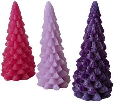 Kaars Frosty everlands kunstkerstboom 20cm verschillende