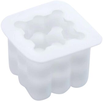 Kaars Mallen Siliconen 3d Cubes Voor Kaars Maken Zeep Siliconen Mal Craft Multifunctionele Mold Maken