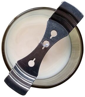 Kaars Tool Diy Rvs Kaarsenlont Holder Wax Lont Houder Glas Aroma Kaars Drie-Gat Lont Houder