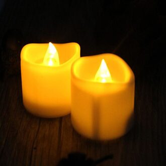 Kaarsen Licht Led Romantische Bruiloft Thuis wit