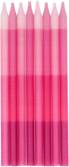 Kaarsen Roze Shades Of Pink 10cm (24st)