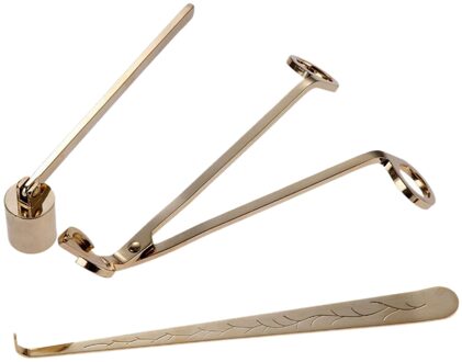 Kaarsenlont Cutter, Kaars Demper & Steelpan, Rvs Kaars Tool goud