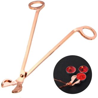 Kaarsenlont Cutter Trimmer Olielamp Schaar Snuiters Zilver Rvs Clipper Staal Kaars Trimmer Olie Lamp Trim Cutter roos goud