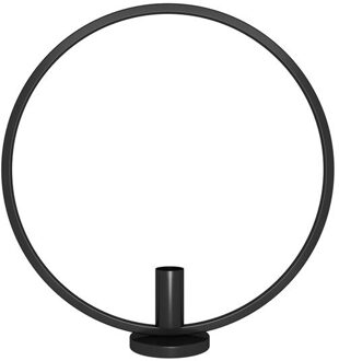 Kaarshouder Ring Vorm Metalen Iron Decoratieve Kandelaar Voor Party Bruiloft Eettafel Middelpunt Tafel Ornamenten Home Decor A2