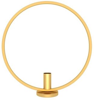 Kaarshouder Ring Vorm Metalen Iron Decoratieve Kandelaar Voor Party Bruiloft Eettafel Middelpunt Tafel Ornamenten Home Decor B2