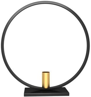 Kaarshouder Ring Vorm Metalen Iron Decoratieve Kandelaar Voor Party Bruiloft Eettafel Middelpunt Tafel Ornamenten Home Decor C2